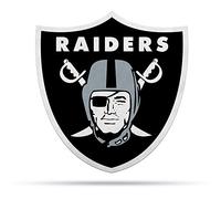Rico Industries NFL Oakland Raiders NFL Primary Logo Shape Cut Pennant, Team color, Item footprint: 18' x 18'