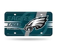 Rico Industries NFL Philadelphia Eagles Étiquette en métal Vert pour Voiture 8,5 x 11 Pouces, idéal pour camions/Voitures/SUV