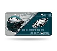 Rico Industries NFL Philadelphia Eagles Mixte Philadelphia Eagles Metalphiladelphia Eagles de Plaque d'immatriculation en métal de Plaque d'immatriculation, Team Couleur, Taille Unique