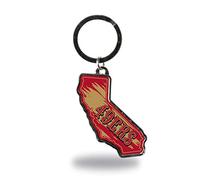 Rico Industries NFL San Francisco 49ers Porte-clés en forme d'État 5,1 x 7,6 cm