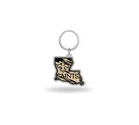 Rico Industries NFL State Shape Keychain, New Orleans Saints