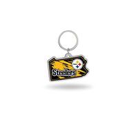 Rico Industries NFL State Shape Porte-clés Pittsburgh Steelers