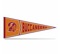 Rico Industries NFL Tampa Bay Buccaneers Retro Fanion en feutre doux 30,5 x 76,2 cm - À accrocher - Décoration d'intérieur (salle de jeux, cave, chambre à coucher)