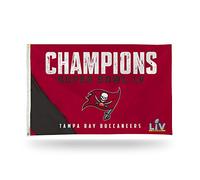 Rico Industries NFL Tampa Bay Buccaneers Super Bowl LV Champions Banner Flagge mit Ösen, 91 x 152 cm