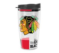 Rico Industries NHL Hockey Chicago Blackhawks Classic Gobelet isotherme à double paroi en Tritan pour garder les boissons froides et chaudes, fabriqué aux États-Unis
