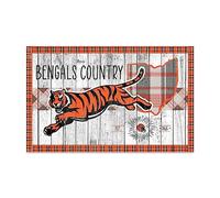 Rico Industries Panneau en bois NFL Football Cincinnati Bengals This is Bengals Country 27,9 x 48,3 cm