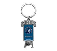 Rico Industries Porte-clés décapsuleur sculpté NBA Basketball Minnesota Timberwolves - Excellent cadeau