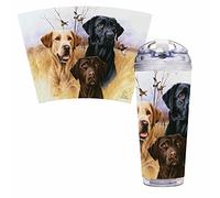 Rico Industries Wildlife Ducks Unlimited Gobelet en acrylique de 710 ml avec couvercle à charnière, gobelet à double paroi sous licence officielle avec paille