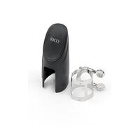 LIGATURE COUVRE-BEC RICO SAX SOPRANO PLAQUE NICKEL