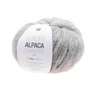 Rico Luxury Pelote de laine d’alpaga Superfine Aran F 03, pelote de laine d'alpaga souple pour tricot et crochet
