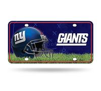 Rico NFL New York Giants Plaque d'immatriculation en métal Multicolore 15,2 x 30,5 cm