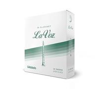 Rico RCC10MD Anches La Voz pour Clarinette si Bémol, Force Medium, Pack de 10