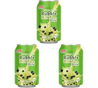 RICO - Thé Matcha au Lait à Bulles - 1 X 340 ML (Lot de 3)