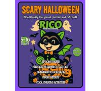 Rico the Raccoon - Halloween Activity & Coloring Book for Kids Ages 5-10 | Mazes, Cut-Outs, Riddles & Spooky Fun