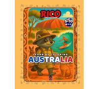 Rico the Raccoon in Australia - Coloring Book for Kids: Kangaroos, Coral Reefs & Boomerangs | 22 Rhyming Pages to Explore Down Under | Ages 5-10