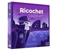 FLIP FLAP Ricochet - A la Poursuite du comte Courant - Jeu de société - enquête et de déduction - Association d'idées - Solo ou coopératif - 30 énigmes - Jeu de Mots - devinettes - rébus
