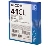 Ricoh 405766 Cartouche de Gel Cyan Original GC41CL
