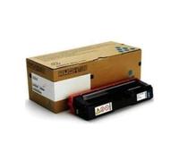 Ricoh 407532 Cartouche Toner Cyan Original pour SP C252DN/SF, Rendement 4000 pages, Technologie Laser, Couleur Noir, Emballage Boîte