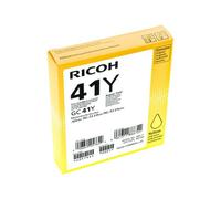 Ricoh GC 41Y - À rendement élevé - jaune - original - cartouche d'encre (pack de 5) - pour Ricoh Aficio SG 3100, Aficio SG 3110, Aficio SG 7100, SG 3110, SG 3120