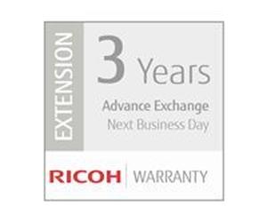 Ricoh Scanner Service Program 3 Year Extended Warranty for RICOH Office Scanners - Contrat de maintenance prolongé (prolongement) - remplacement (pour scanners) - 3 années - expédition - 8x5 - temps d