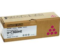 Ricoh 408186 (SP C360HE) - Magenta - Toner - Grande capacité