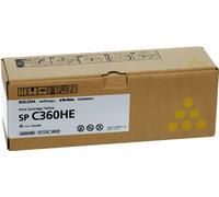 Ricoh SP C360HEY Toner Jaune Original 408187