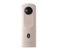 Ricoh Theta SC2 Beige Camera 360° Vidéo 4K avec Stabilisation Haute résolution d'image Transfert de Données Haute Vitesse Capture d'image de Nuit sans Bruit Fin et Léger pour iPhone, Android Beige