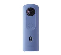 RICOH THETA SC2 BLEU Camera 360° Video 4K avec stabilisation Haute résolution d'image transfert de données haute vitesse Capture d'image de nuit sans bruit Fin et léger pour iPhone, Android