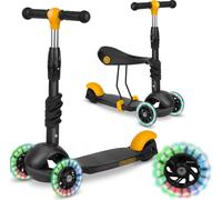 Ricokids Cubi tříkolka - černo-oranžová