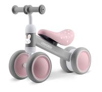Ricokids Draisienne à partir de 1 an - Vélo pour Enfant - Tricycle - Cadre en Acier Stable - Ultra léger - Rose Gris