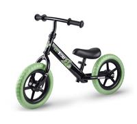 Ricokids Draisienne Bebe 1 an - Vélo Bébé sans Pédales - Roues en Mousse EVA - Selle Réglable - Vélo d'apprentissage - Vert Noir