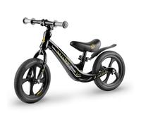 Ricokids Draisienne pour Enfant - Selle réglable en Hauteur - Roues en polyuréthane Anti-crevaison 12" - Noir