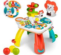 Ricokids Table Educatif + Tableau - Jouet Interactif Musique RK-811 - Éléments colorés et mobiles - Favorise la motricité
