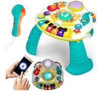 Ricokids Tableau éducatif + tableau interactif, musique, RK-812, éléments colorés et mobiles, encouragement de la petite motricité, microphone, haut-parleur