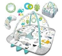 Ricokids Tapis de jeu interactif 3 en 1 - L'oasis de développement ultime pour les tout-petits - Tapis de jeu pliable pour bébé - Tapis de jeu pour bébé et enfant
