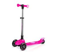 Ricokids Trottinette d'équilibre pour enfants - Socle lumineux - Roues LED - Guidon réglable - Jusqu'à 50 kg - Rose brillant