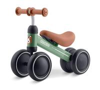 Ricokids Vélo de Course pour Enfants à partir de 1 an - Tricycle - Cadre en Acier Stable - Léger - Vert Marron