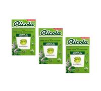 Ricola® | Bonbons à la menthe des montagnes | Bonbons aux herbes sans sucre - 3 x 50 Gr