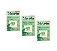 Ricola® | Bonbons à l'eucalyptol | Bonbons aux herbes sans sucre - 3 x 50 Gr