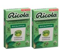 RICOLA Bonbons à l'eucalyptus sans sucre Bonbon(S) 2x50 g