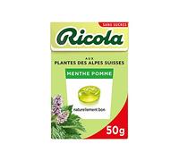 Ricola Bonbons aux Plantes Suisses Goût Menthe Pomme 50g