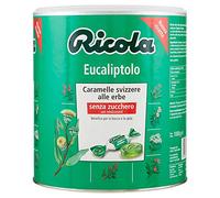 Ricola Bonbons balsamiques aux herbes, sans sucre, arôme eucalyptol - Pot de 1 kg