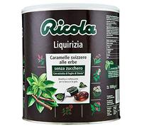 Ricola - Bonbons balsamiques aux herbes, sans sucre, goût de réglisse - Pot de 1 kg