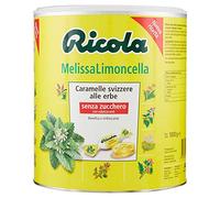 Ricola - Bonbons balsamiques aux herbes, sans sucre, Goût Melissa Limoncella - Pot de 1 kg
