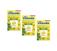 Ricola® | Bonbons Melissa Limoncella | Bonbons aux herbes sans sucre - 3 x 50 Gr