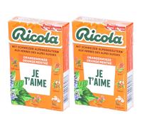 RICOLA Bonbons Orange menthe Pastille(S) 2x50 g