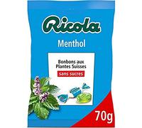 Ricola Bonbons aux Plantes Suisses Goût Menthol 70g