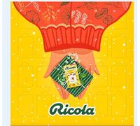 Ricola-calendrier de l'Avent-24 boîtes de 15 gr de bonbons aux plantes différentes variétés à découvrir-