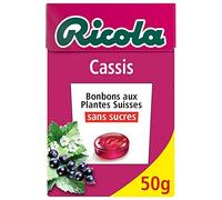 RICOLA - Cassis Sans Sucres 50G - Lot De 4