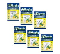 Ricola® | Glacial Action Bonbons durs | Bonbons aux herbes suisses sans sucre, citron et menthol - 6 boîtes (300 Gr)
